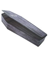 Seasonal Visions Life Size POP-UP Instant Coffin Prop w-LID Haunted Hous... - £46.10 GBP