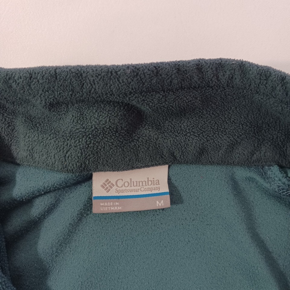 Columbia XM6279 KL ST. LOUIS Men's Green Pine Ridge Fleece 1/4 Zip Sweatshirt M Item image 3