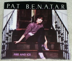 Pat Benatar Fire And Ice Hard To Believe Vintage 45 Rpm Record Pic Sleeve - £12.78 GBP