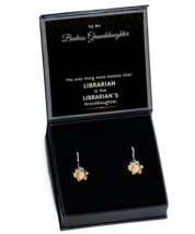 Ear Rings For Granddaughter, Librarian Granddaughter Earring Gifts, Gran... - $49.95