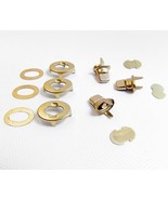 Common Sense Eyelet &amp; Stud, Turn Button Fasteners, Gilt Brass Finish - $287.83 MXN+