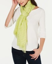 DKNY Womens Lightweight Open Weave Scarf Size OS Color Citron - £29.58 GBP