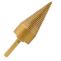 Sasopow Log Splitter, 5 Pcs\. Drill Bit Detachable Cones Kindling Wood Splitting - £26.76 GBP