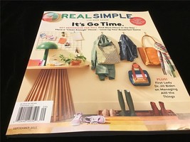 Real Simple Magazine Sept 2022 It&#39;s Go Time! Get Organized for Fall - £7.97 GBP