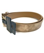 Womens Vintage Metallic Belt Universal Thread Gold Size S M L XL XXL  - £9.92 GBP