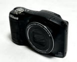 Nikon COOLPIX L620 18.1MP Digital Camera Black 14x TESTED - £46.92 GBP