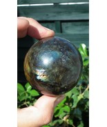 Labradorite sphere from Madagaskar   62 mm sphere - $70.45 CAD