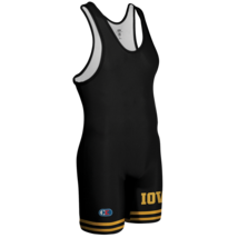 Cliff Keen | S79UIW | Authentic Licensed Iowa Hawkeyes Wrestling Singlet  - £78.68 GBP
