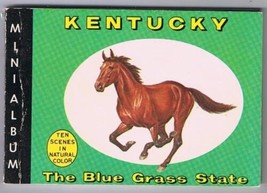 Kentucky Souvenir Photo Booklet Bluegrass State 10 Photos - £2.32 GBP