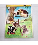 Whitman Walt Disney Bambi Frame Tray Puzzle 1966 Vintage - $14.01