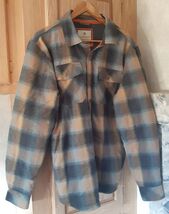 Legendary Whitetails Thermal Lined Flannel Shirt Jacket Snaps Med K - $14.15