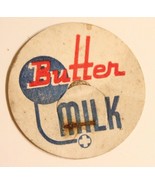 Vintage Milk Bottle Cap Butter Milk Blue Red and White - £4.43 GBP