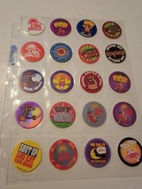 Lot Of 20 Vintage POGs Del Taco Get Macho Hot Burrito Rattle Snake Rock ... - £14.83 GBP