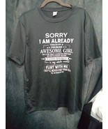 Mens Unbranded Already Taken By My Awesome GF Sz M 68BxBARE - $33.80 CAD