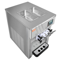 VEVOR Commercial Ice Cream Machine, 21 QT/H Yield, 1800W, 3-Flavor Count... - $1,212.99