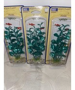 Penn Plax Aquarium Plants Lpt of 3 Pearl Cardamine Green 6&quot; 1998 Vintage... - £11.44 GBP