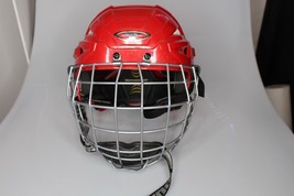 OUR SPARTAN GX HOCKEY HELMET WITH CAGE 2014 sz med - £46.54 GBP