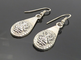 925 Sterling Silver - Vintage Ganesh Hindu Goddess Dangle Earrings - EG3688 - £30.91 GBP