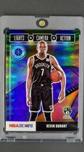 2019 NBA Hoops Premium Stock Lights Camera Action Silver Holo #1 Kevin Durant - £2.19 GBP