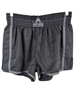 Muay Thai Kickboxing Shorts Mens L Large Black Boxing Fighting Logo Muy - $34.65