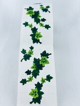 Vintage 1996 Mrs. Grossman's Stickers Roll Green Ivy Flower Scrapbooking - $39.88