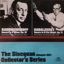  Rachmaninoff/Kabalevsky ‎– Sonata In G Minor. Op.19/ In B Flat Major. Op.71  - £11.78 GBP