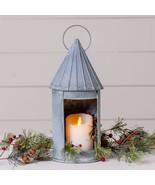 Open Candle Lantern in Weathered Tin - 14 inch - $57.44 CAD