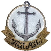 Ocean Calling Custom and Unique[ First Mate ] Embroidered Iron On/Sew Patch [5.9 - £13.36 GBP