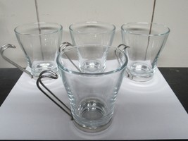 4pc Bormioli Rocco Oslo Cappuccino Glasses 8oz Cups - £19.15 GBP