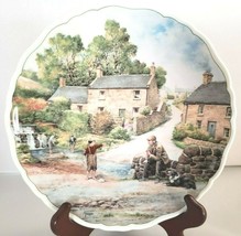 Royal Doulton Bone Collector Plate Series &quot;Village Life&quot; Artist Anthony ... - $30.86
