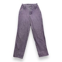 Vtg Rocky Mountain Purple High Wasted Jeans Bareback Western Rodeo 32/13... - £38.38 GBP