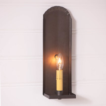 Metal Electric Wall Sconce &quot;Georgetown&quot; Colonial Electric Tin Light Fixture - £59.29 GBP