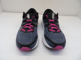 Saucony Women&#39;s S10444-4 Ride ISO Running Shoe Gray/Black/Purple Size 9.5M - £46.27 GBP
