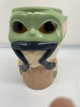 Star Wars Oversized Coffee Mug  - Mandalorian baby yoga eating frog - $14.80