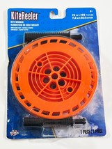 X-Kites Brainstorm Orange Kite Reeler Winder 25lb x 200 ft Nylon NEW Very Handy! - £9.61 GBP