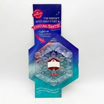 Hallmark North Pole FIND ME SANTA! Snowflake Light Up Ornament Personalize NEW - £35.38 GBP