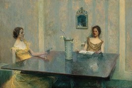 A Reading by Thomas Wilmer Dewing - Art Print - $21.99+