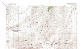 Gass Peak Quadrangle Nevada 1952 Topo Map Vintage USGS 15 Minute Topographic - £13.29 GBP