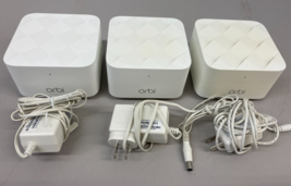 (3) NETGEAR Orbi Satellite RBS10 WiFi System Mesh Extender Network White... - $35.95