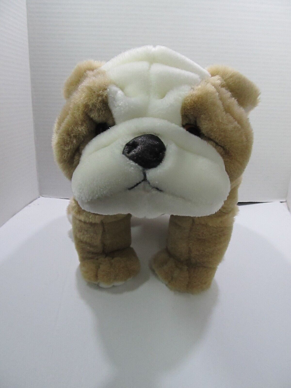 TY Classic Winston English Bulldog Plush Puppy Dog 15” Stuffed Animal 1990 - $23.38