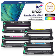 4X Dr221Cl Dr221 Drum Unit For Brother Tn221 Tn225 Hl-3170Cdw 3140Cw Mfc... - $82.99