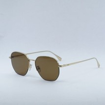FENDI FE40004U 10J Gold/Silver/Brown 55-17-145 Sunglasses New Authentic - £227.24 GBP