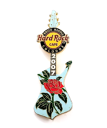 2007 Hard Rock Café Cologne Germany Rosenmontag Red Rose Flower Guitar P... - $19.13 CAD
