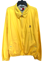 Mens Vintage Tommy Hilfiger  Windbreaker Track Jacket YELLOW Size XXL 2XL - £43.15 GBP