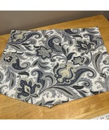 Waverly Rustic Retreat Jacobean Tasseled Valance Porcelain Blue 54x43” P... - €17,12 EUR