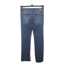 Hollister Jeans 3 Long Juniors Low Rise Medium Wash Straight Leg Casual Denim - £13.83 GBP