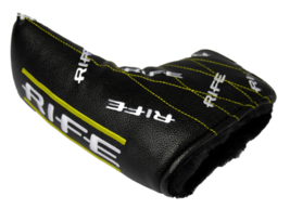 Rife Switchback Blade L-Shape Headcover-Yellow/Vapor Lime Green Stitching - £12.33 GBP