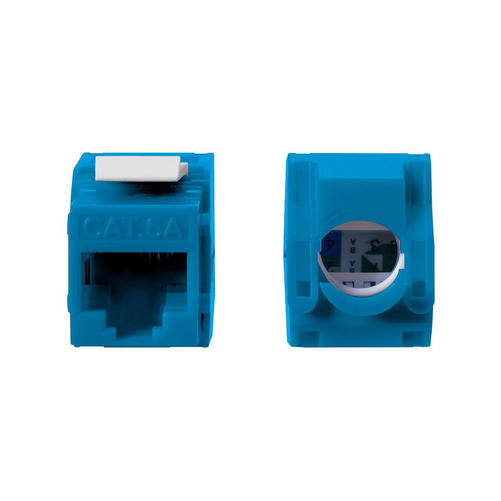 Monoprice 15666 MONOPRICE CAT6A RJ45 TOOLLESS 180-DEGREE KEYSTONE JACK F... - $23.85