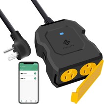 Outdoor Smart Plug, Etekcity Outdoor WiFi Outlet with 2 Sockets, Works with - £30.89 GBP