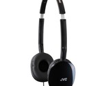 JVC Black Flat and Foldable Colorful Flats On Ear Headphone with 3.94 fo... - $25.99